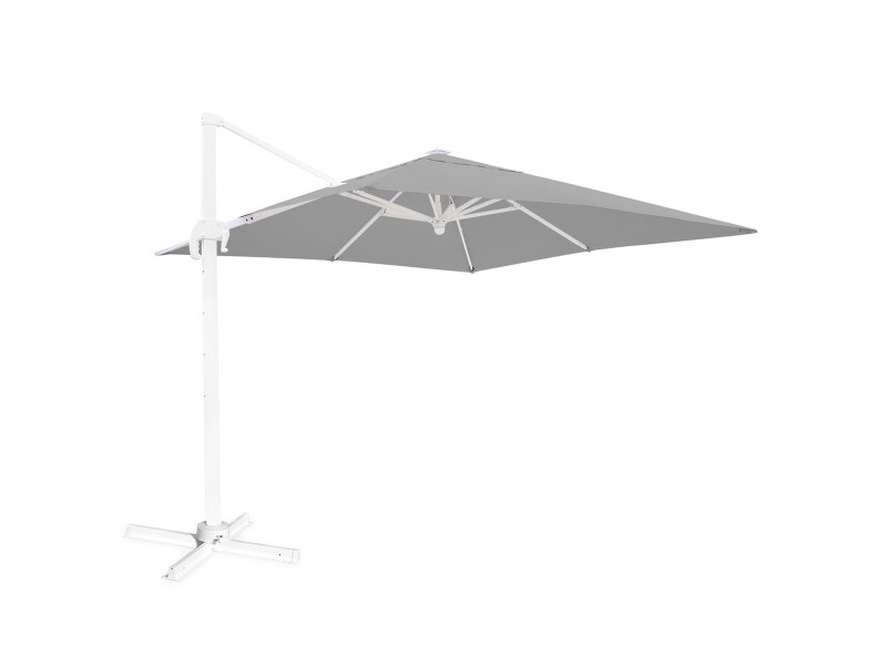 Päikesevari Tiber Бял Светло сив Алуминий 300 x 300 x 250 cm LED NaN –  BB Чадъри
