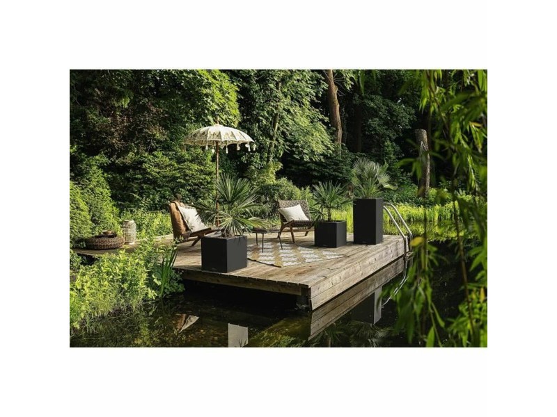 Саксия Lechuza 76 x 40 x 10 cm Черен (1 броя) NaN –  BB Саксии