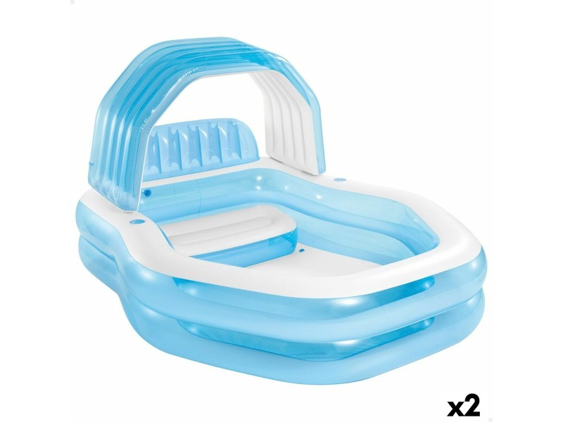 Надуваем Басейн Intex Син 530 l 229 x 135 x 191 cm (2 броя) NaN –  BB Надуваеми басейни