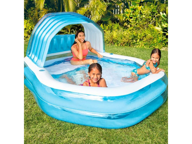 Надуваем Басейн Intex Син 530 l 229 x 135 x 191 cm (2 броя) NaN –  BB Надуваеми басейни