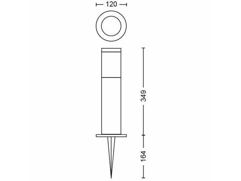 Лампа Philips Сив 12 V Топло Бяло 600 lm (1 броя) NaN –  BB Вътрешно осветление и тераса