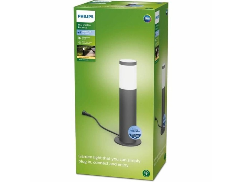 Лампа Philips Сив 12 V Топло Бяло 600 lm (1 броя) NaN –  BB Вътрешно осветление и тераса