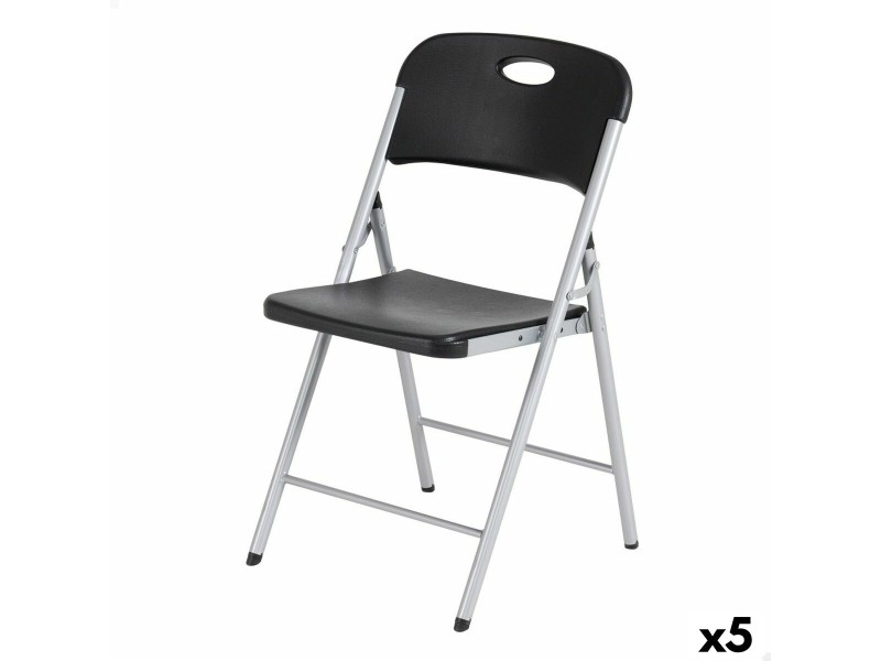 подплатен къмпинг стол Lifetime Черен 50 x 84 x 48,5 cm (5 броя) NaN –  BB Сгъваеми столове