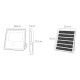Фокус на Прожектор EDM 31862 100 W 1200 Lm Слънчев Сензор за Движение (6500 K) NaN –  BB Външни прожектори