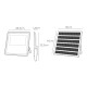 Фокус на Прожектор EDM 31860 Slim 400 W 3500 lm Слънчев (6500 K) NaN –  BB Външни прожектори