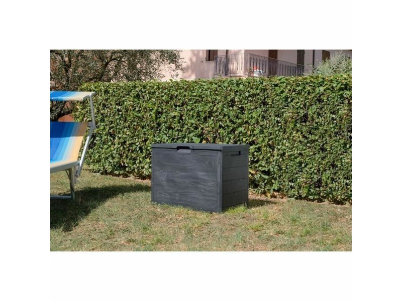 Градински съндък за съхранение Toomax Черен 77,5 x 44,5 x 52,7 cm 160 L NaN –  BB Градински сандъци