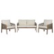Градински мебели Home ESPRIT Кафяв 138 x 79 x 83 cm 138 x 79 x 65 cm (4 Части) NaN –  BB Комплекти градински мебели
