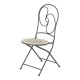 Aiatool EDM 899264 Желязо 39 x 47 x 94 cm Bistro NaN –  BB Градински столове за хранене