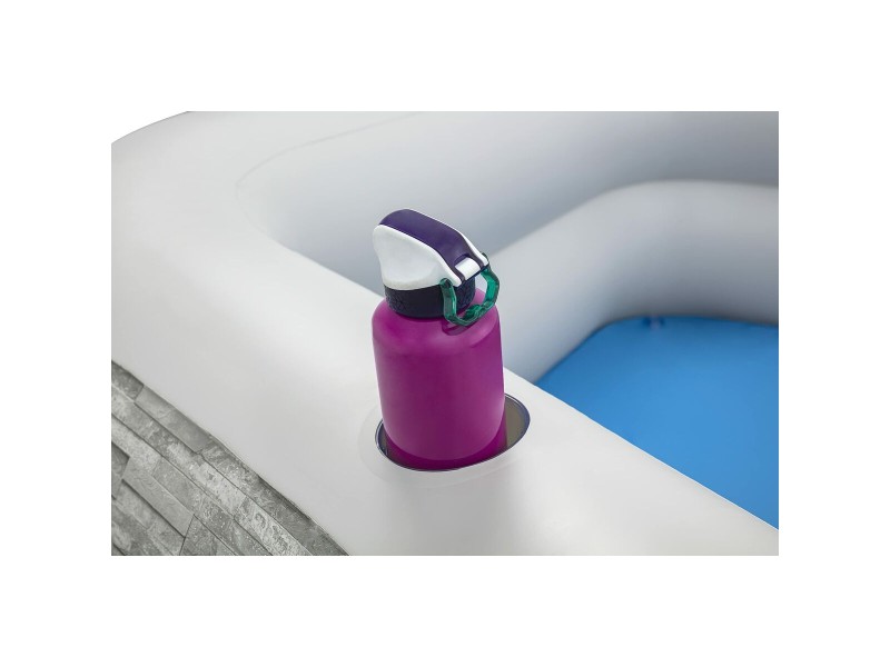 Надуваем Басейн Bestway Сив 213 x 206 x 53 cm NaN –  BB Надуваеми басейни