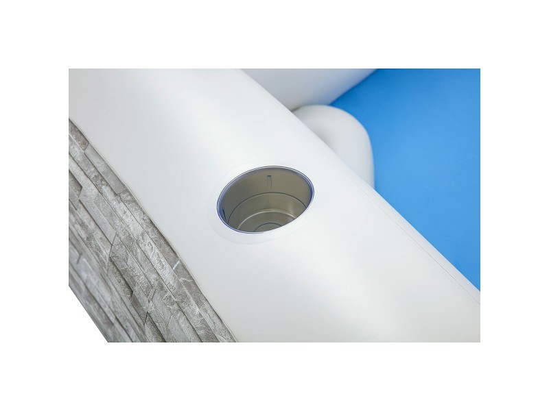 Надуваем Басейн Bestway Сив 213 x 206 x 53 cm NaN –  BB Надуваеми басейни