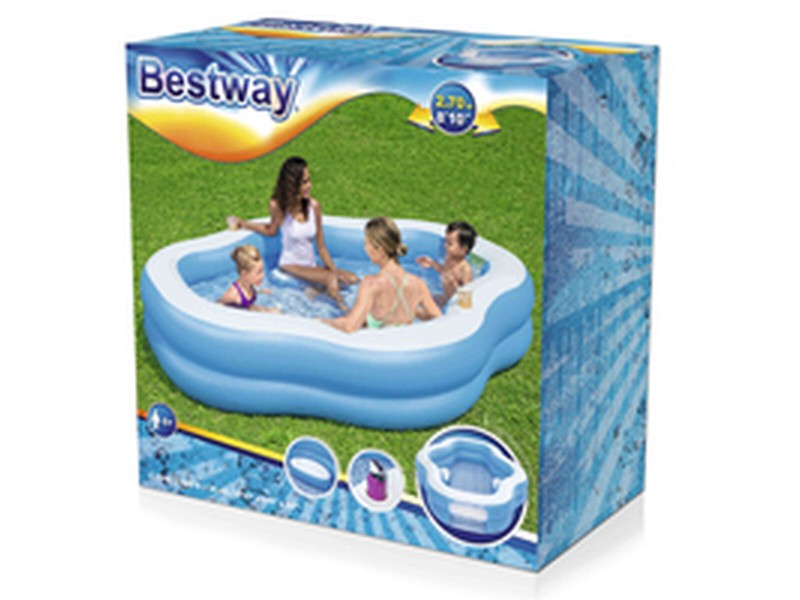 Надуваем Басейн Bestway Многоцветен 270 x 198 x 51 cm NaN –  BB Надуваеми басейни