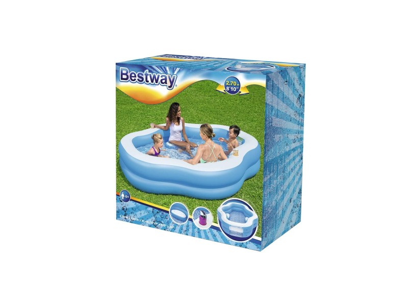 Надуваем Басейн Bestway Многоцветен 270 x 198 x 51 cm NaN –  BB Надуваеми басейни