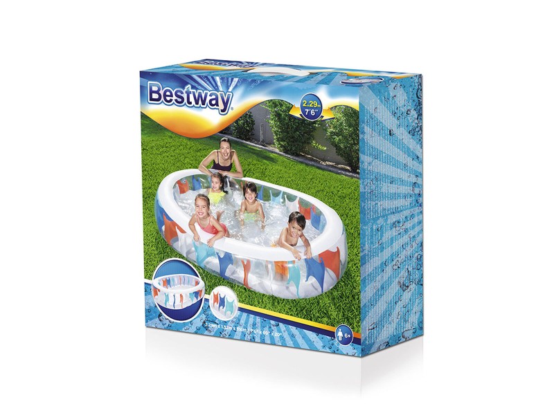 Надуваем Басейн Bestway Многоцветен 229 x 152 x 51 cm NaN –  BB Надуваеми басейни