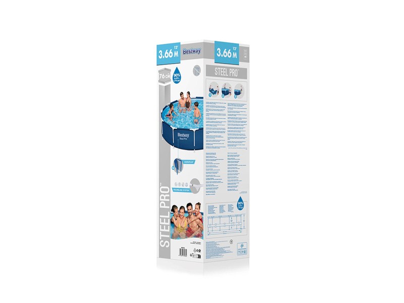 Басейн Подвижен Bestway 366 x 76 cm 366 x 366 x 76 cm NaN –  BB Подвижни басейни