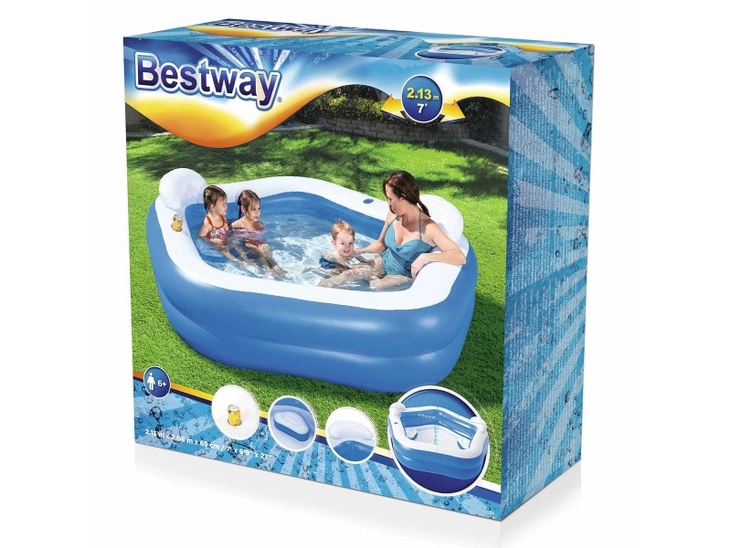 Детски басейн Bestway Многоцветен 213 x 206 x 69 cm NaN –  BB Надуваеми басейни