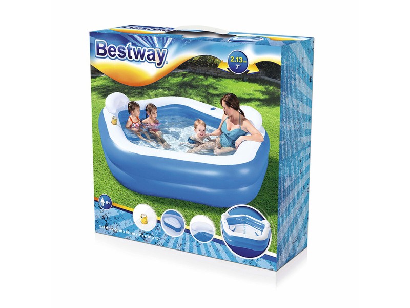 Детски басейн Bestway Многоцветен 213 x 206 x 69 cm NaN –  BB Надуваеми басейни