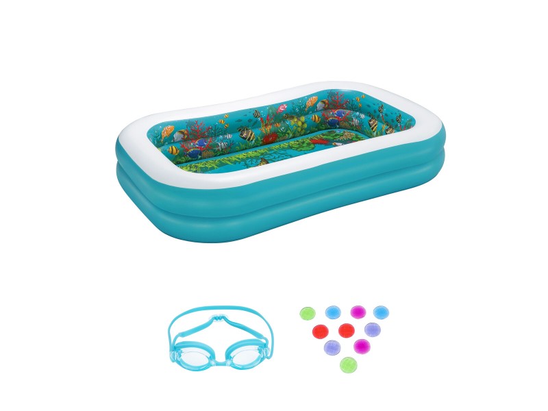 Детски басейн Bestway 3D Многоцветен 262 x 175 x 51 cm 2 Хора NaN –  BB Надуваеми басейни