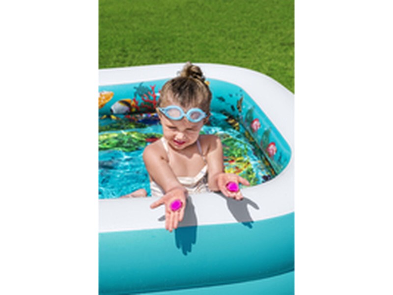 Детски басейн Bestway 3D Многоцветен 262 x 175 x 51 cm 2 Хора NaN –  BB Надуваеми басейни