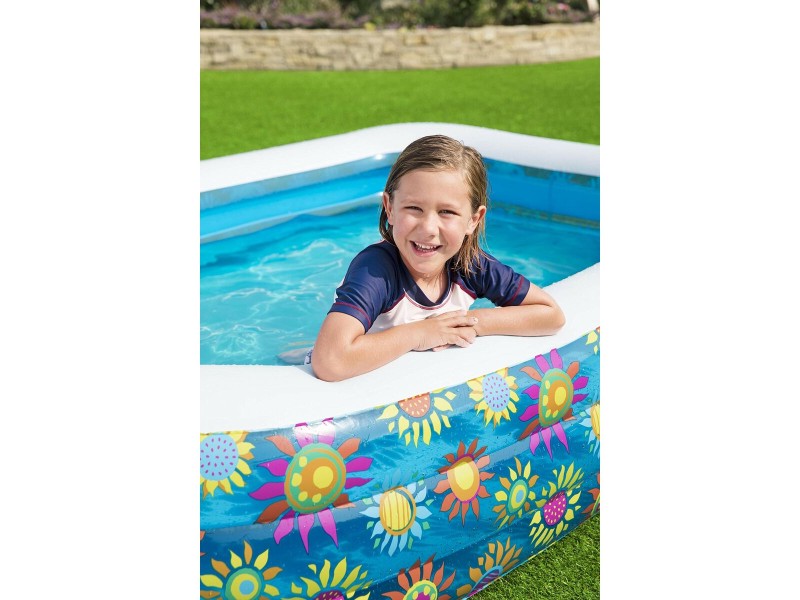 Детски басейн Bestway Многоцветен 305 x 183 x 56 cm Цветен NaN –  BB Надуваеми басейни