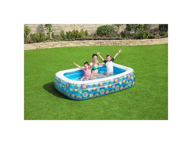 Детски басейн Bestway Многоцветен 305 x 183 x 56 cm Цветен NaN –  BB Надуваеми басейни