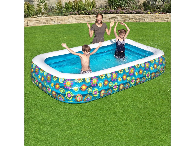 Детски басейн Bestway Многоцветен 305 x 183 x 56 cm Цветен NaN –  BB Надуваеми басейни