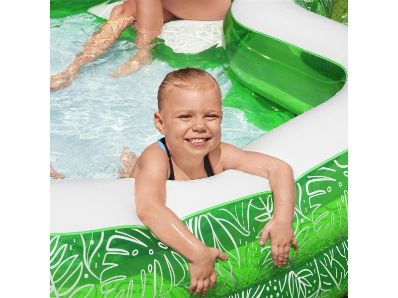 Детски басейн Bestway Зелен Многоцветен 231 x 231 x 51 cm NaN –  BB Надуваеми басейни