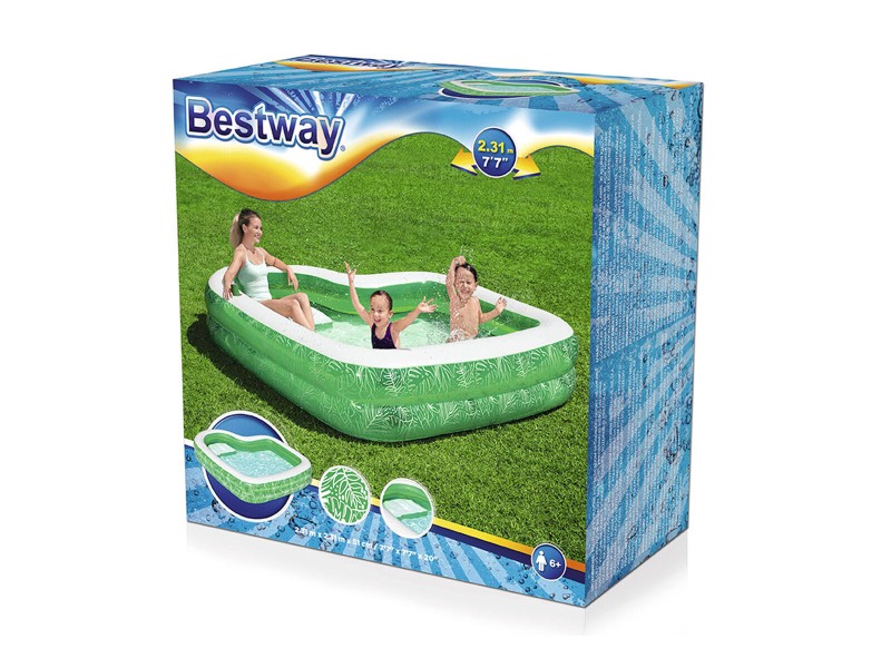 Детски басейн Bestway Зелен Многоцветен 231 x 231 x 51 cm NaN –  BB Надуваеми басейни
