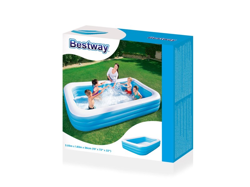 Детски басейн Bestway Многоцветен 305 x 183 x 56 cm NaN –  BB Надуваеми басейни