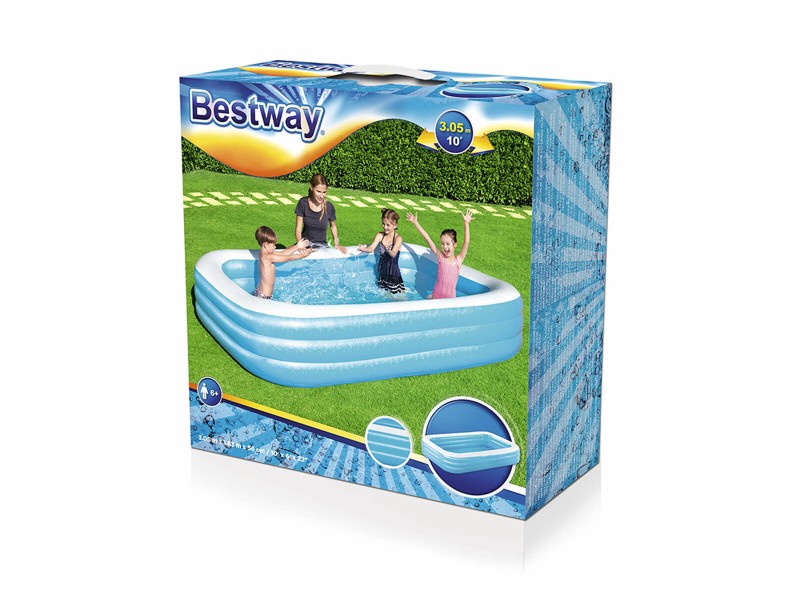 Детски басейн Bestway Многоцветен 305 x 183 x 56 cm NaN –  BB Надуваеми басейни