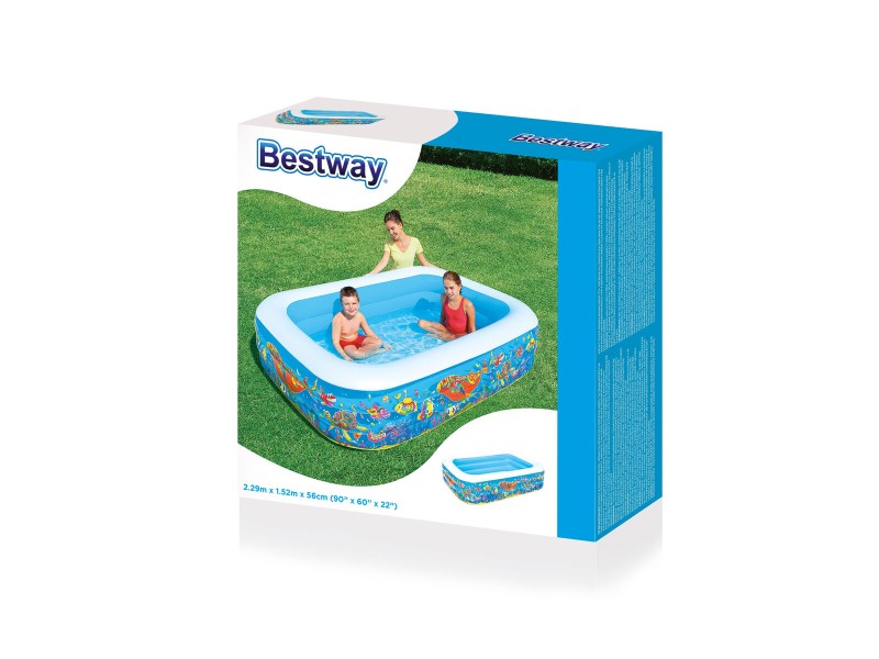 Детски басейн Bestway Многоцветен 229 x 152 x 56 cm Цветен NaN –  BB Надуваеми басейни