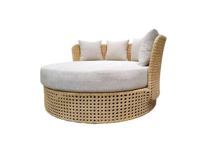 Градинско легло Niva Бял Кафяв 133 x 126 x 70 cm NaN –  BB Дивани
