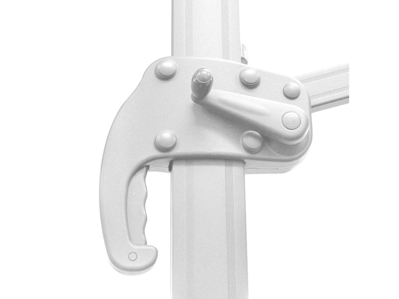 Päikesevari Tiber Бял Алуминий 300 x 300 x 250 cm NaN –  BB Чадъри