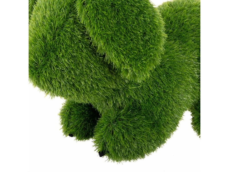 Декоративна фигурка полипропилен Изкуствена трева Куче 30 x 50 x 48 cm NaN –  BB Животни