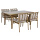Градински мебели Home ESPRIT Бежов 160 x 90 x 75 cm 83 cm (5 Части) NaN –  BB Комплекти градински мебели