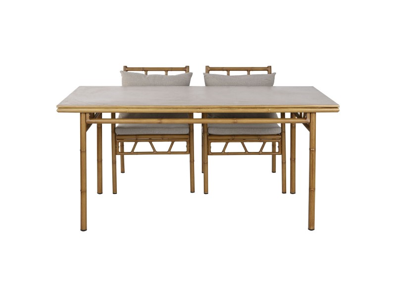 Градински мебели Home ESPRIT Бежов 160 x 90 x 75 cm 83 cm (5 Части) NaN –  BB Комплекти градински мебели