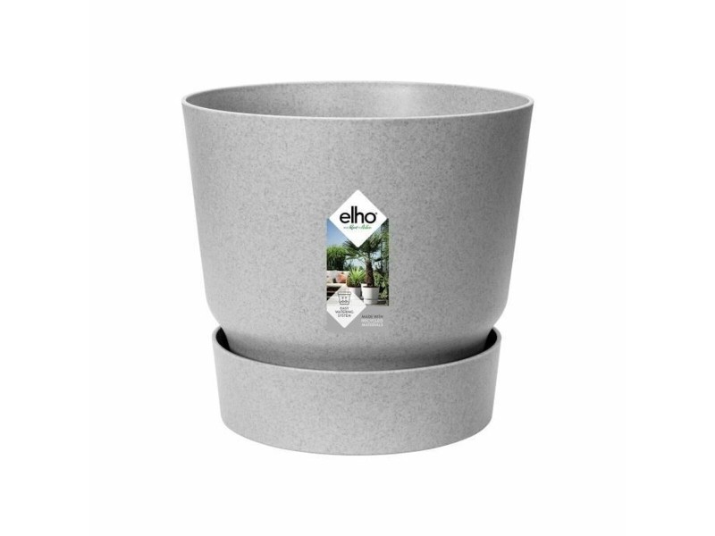 Саксия Elho Сив Пластмаса Кръгъл Модерен Ø 47 cm NaN –  BB Саксии