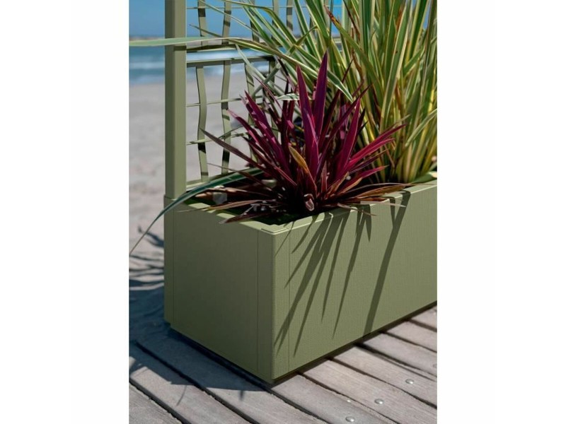 Саксия Starwax Бял Квадратен 80 cm NaN –  BB Саксии