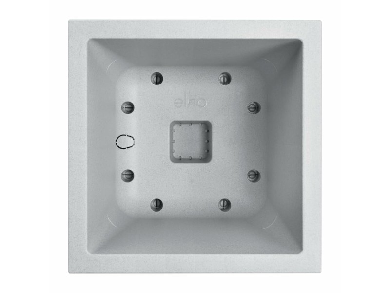 Саксия Elho Бял Ø 29,5 cm Пластмаса Квадратек Модерен NaN –  BB Саксии