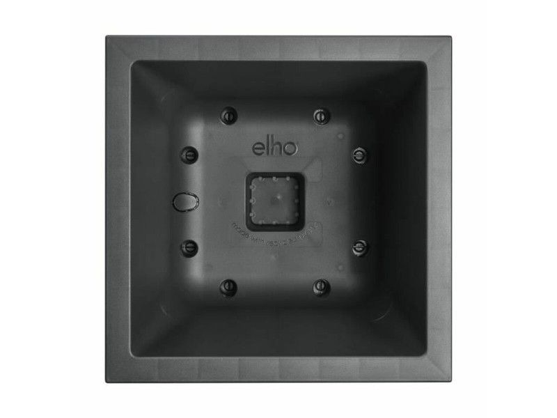 Саксия Elho Черен Ø 39 cm Пластмаса Квадратек Модерен NaN –  BB Саксии