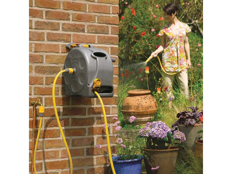 Държач на маркуч Hozelock Compact Reel 2415r0000 25 m PVC NaN –  BB Макари