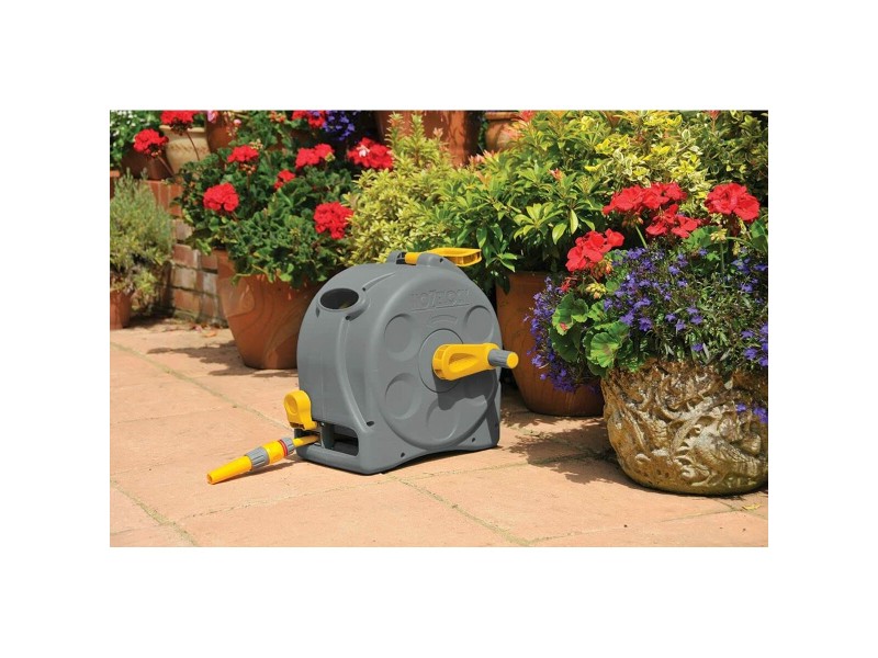 Държач на маркуч Hozelock Compact Reel 2415r0000 25 m PVC NaN –  BB Макари
