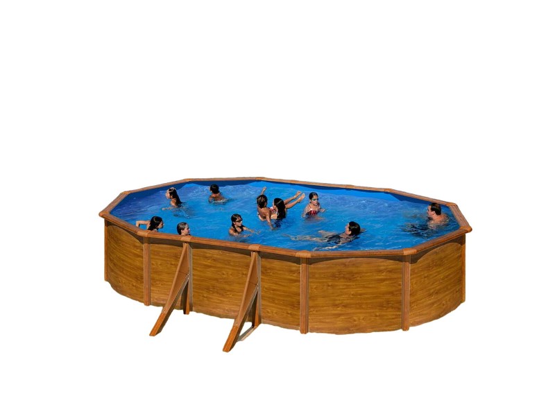 Басейн Подвижен Gre Pacific KIT500W Овална Дървен 500 x 300 x 120 cm NaN –  BB Подвижни басейни