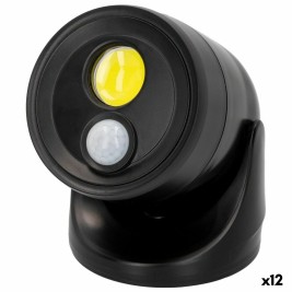 LED светлина със сензор за движение Aktive Пластмаса 10,5 x 12,5 x 13,5 cm (12 броя)