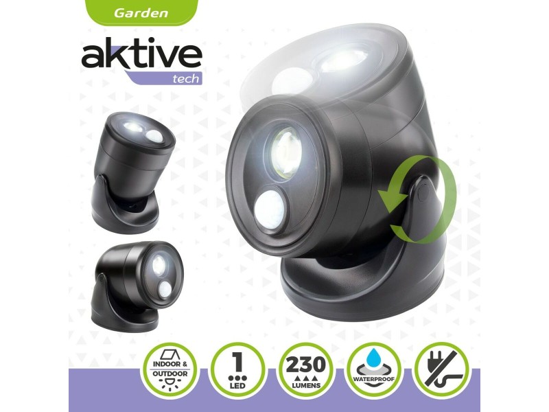 LED светлина със сензор за движение Aktive Пластмаса 10,5 x 12,5 x 13,5 cm (12 броя) NaN –  BB Осветление на пътеката