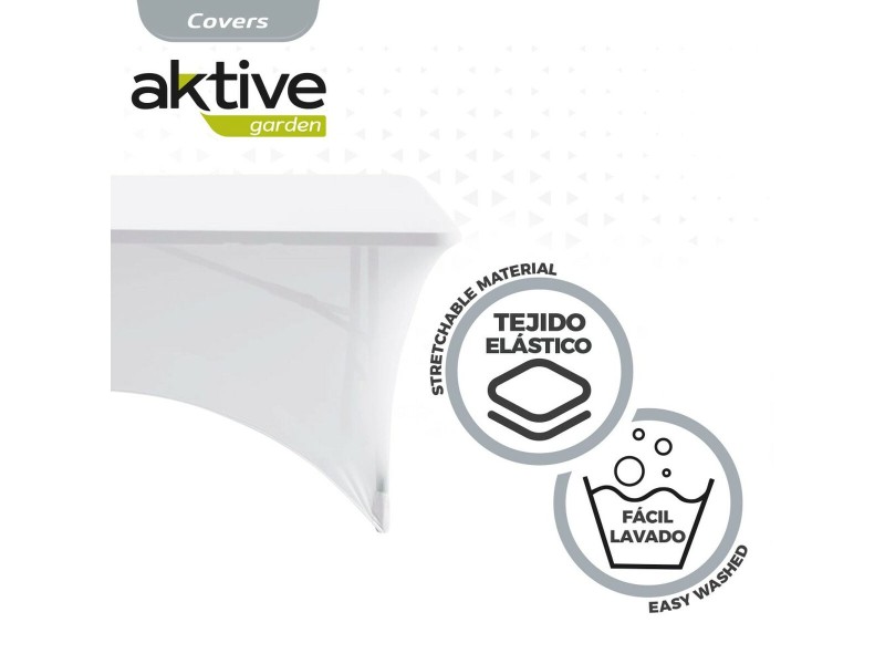 Защитен калъф Aktive Бял 183 x 76 x 76 cm Маса Аксесоари Превозни Средства Магистрала (6 броя) NaN –  BB Маси