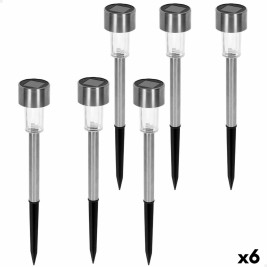 Комплект слънчеви градински колове Aktive 6 Части Пластмаса 5,5 x 36 x 5,5 cm (6 броя)