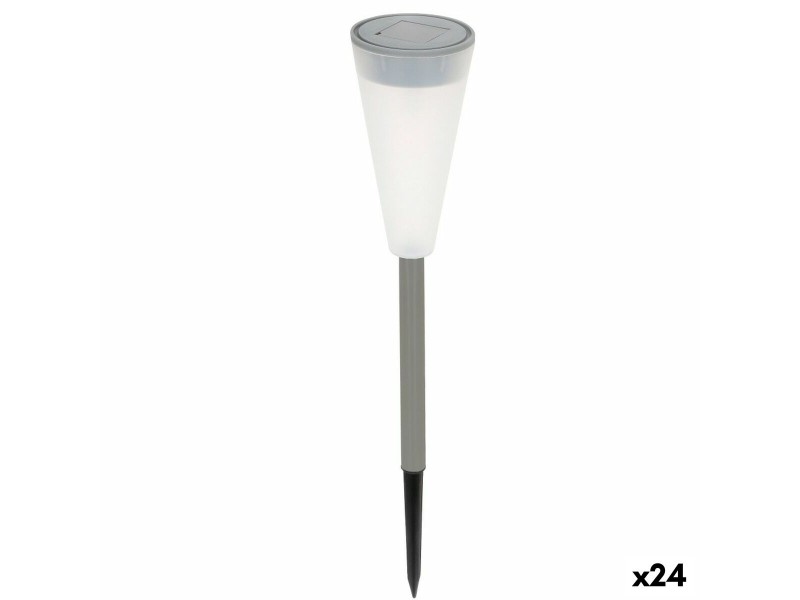 Соларен градински кол Aktive Пластмаса 6,7 x 39 x 6,7 cm (24 броя) NaN –  BB Осветление на пътеката
