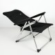 Плажен стол Aktive Deluxe Сгъваем Черен 49 x 105 x 59 cm (2 броя) NaN –  BB Сгъваеми столове