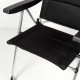 Плажен стол Aktive Deluxe Сгъваем Черен 49 x 105 x 59 cm (2 броя) NaN –  BB Сгъваеми столове