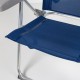 Плажен стол Aktive Slim Сгъваем Морско син 47 x 107 x 66 cm (4 броя) NaN –  BB Сгъваеми столове